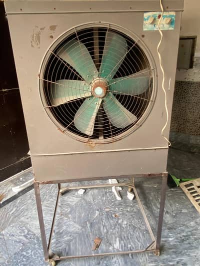 Heavy Duty Iron Body Air Cooler with Trolley – Full Working