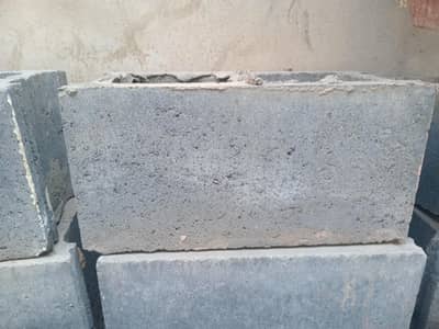 12 Premium Hollow Concrete Blocks - High Strength & Standard Size