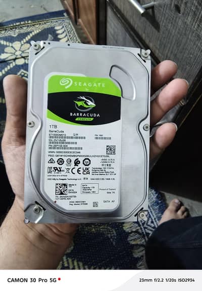 1 TB HDD hard drive 100% health
