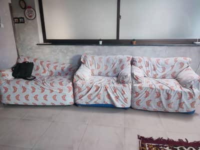Blue Sofa Set – Used (Affordable Price)