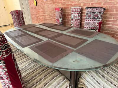 8 Seater Dining Table Set – Excellent Condition