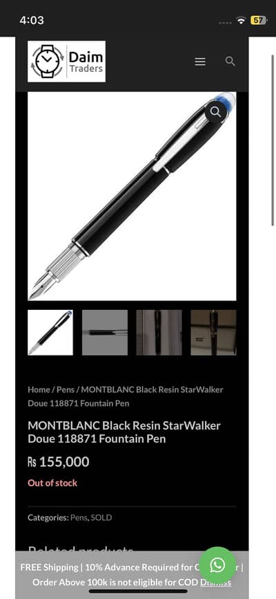 Montblanc original pen StarWalker