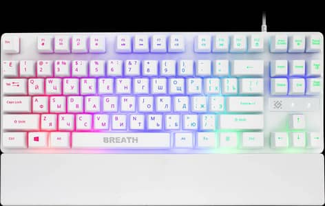 DEFENDER BREATH Wired Gaming Keyboard with RGB Backlight