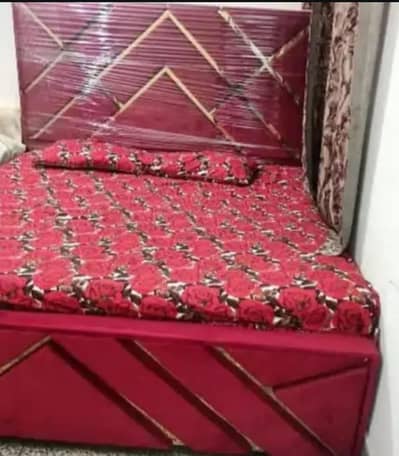 Wooden King Size Bed New Condition