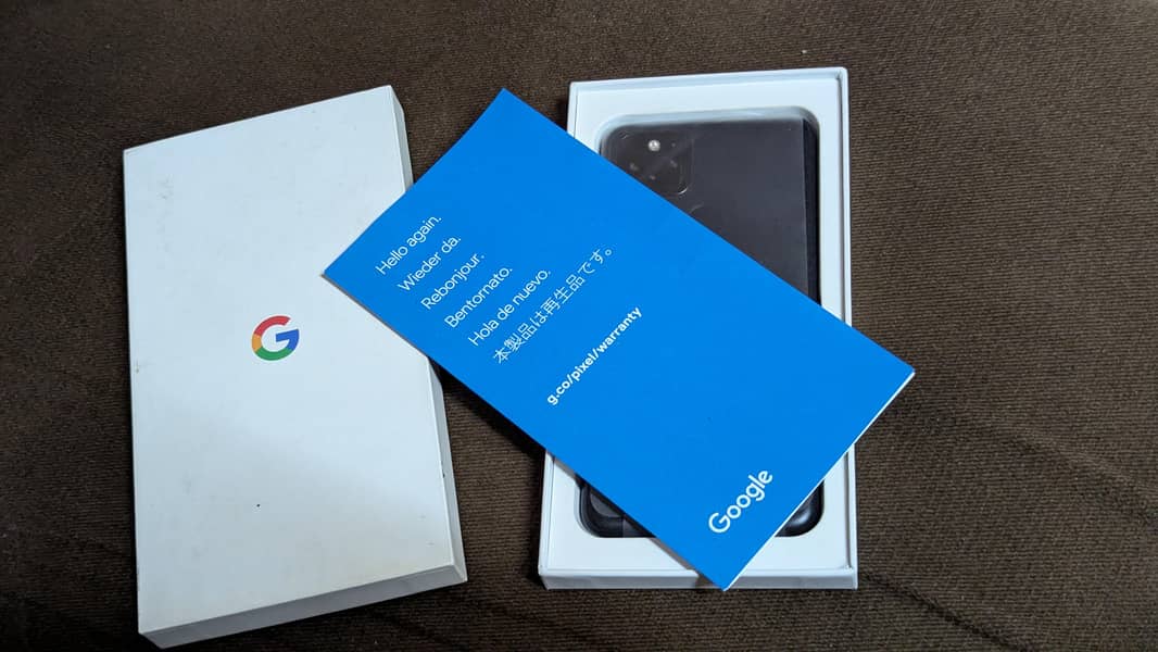 google pixel 5 4