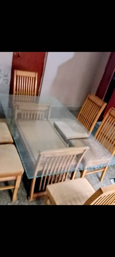 I want to sell my new dinning mirror table with 6 no of chairs