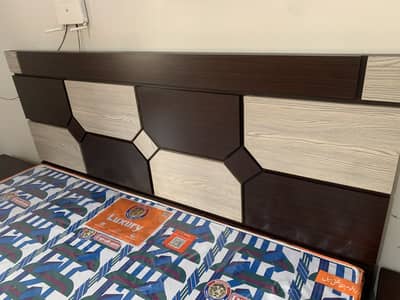 Double Bed with Side Tables & Dresser - Throw away price