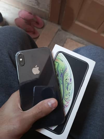 I phone xs pta approved box and charger available