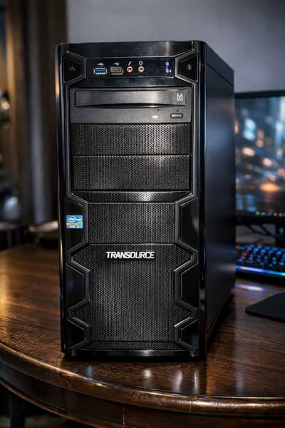 ASUS Workstation PC, Gaming Tower, 8GB RAM, 24" LCD Monitor, 128" SSD