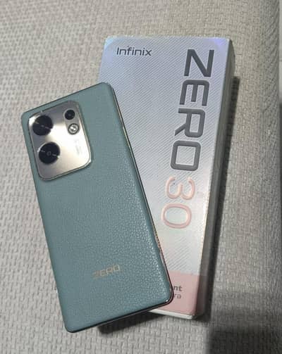 Infinix Zero 30 Ram 8+8 256gb storage box and charger available