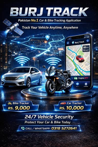 Gps trackers for car and bike  on low price in Pakistan