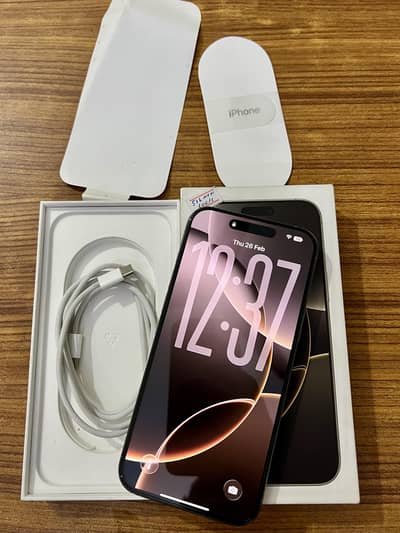 iPhone 16 Pro Max 512gb (Natura Titanium) Complete Box
