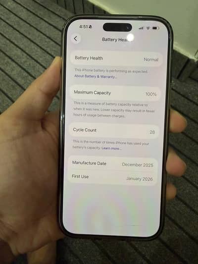 Iphone 17 pro max 256 silver colour with new condition