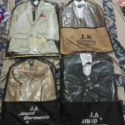 3 Pice only one time used suits available