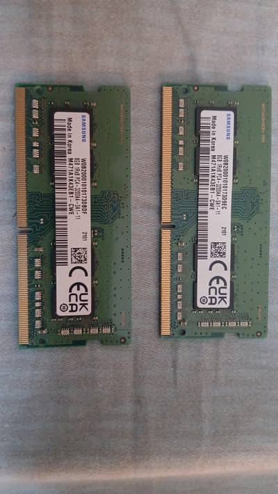 2x8gb Samsung Ram For laptop
