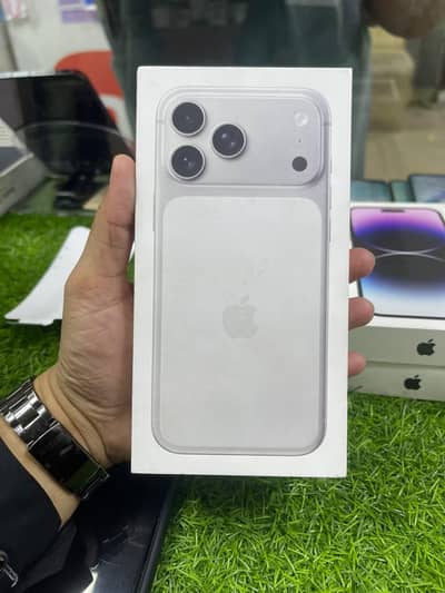 17 pro max 256gb silver box pack