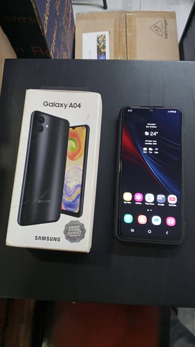 Samsung A04 4-64 with Original Box, Excellent Condition, 1st Hand used