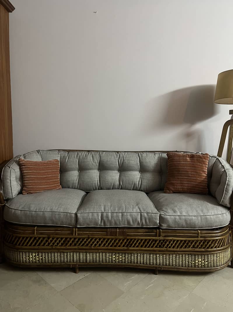 Cane sofa set 0