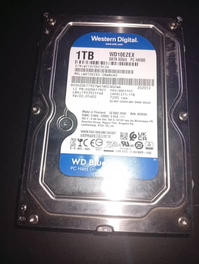 1TB harddisk full health. checking warranty 03122810637