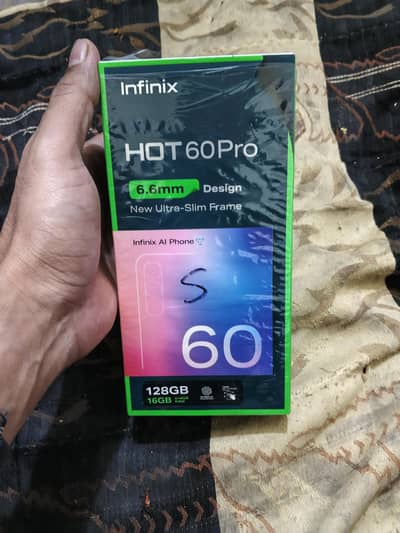 Infinix Hot 60 Pro  New 10 Days used. sale