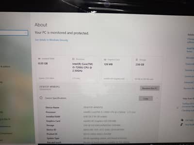 Lenovo Thinkpad Core i5 7th generation 8GB Ram 256 SSD hard