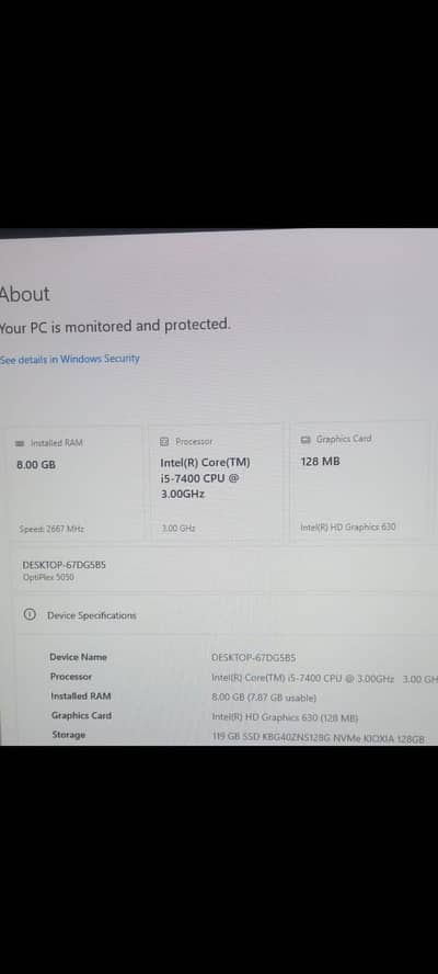 core i5 7 generation cpu urgent sale