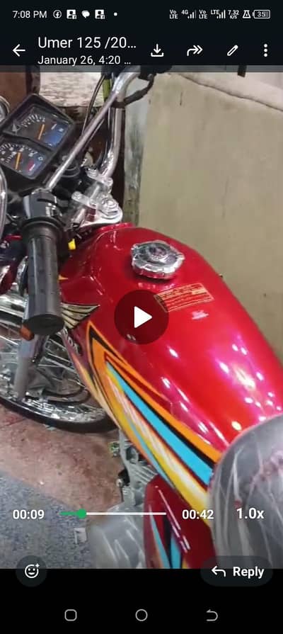 Honda cg125 zero condition. lush bike . model 2025/26 . unregistered.