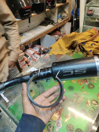 Honda 150 exhaust and band pipe + walding huwa huwa ha cllump Sath ha