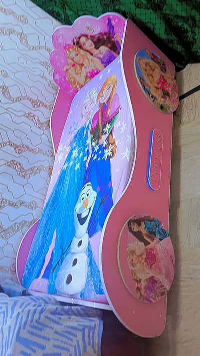 Barbie doll bed 6ft by 3.5ft  with Molty mattress