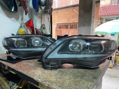 Toyota Corolla 2012 model Naiki style frent lights sports available