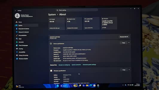Dell Precision 5550 i7 / 32GB RAM / 1TB SSD / Quadro T1000 Workstation