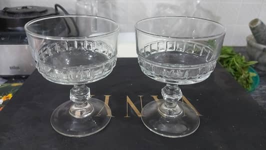 pair of desert bowls