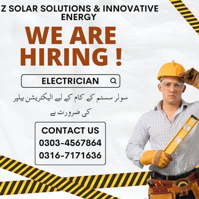 Electrician Helper , Solar Helper , Electrician