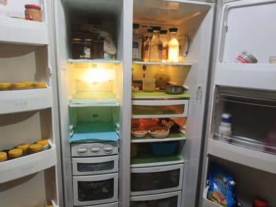 Daewoo side by side refrigerator