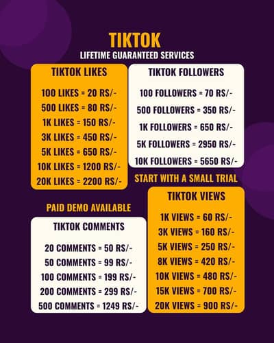 TikToK LikeS ViewS FolloWerS AvAilaBlE