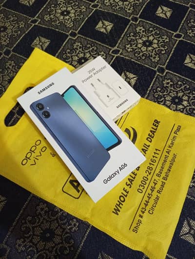 Sumsung A06 with original 25w fast charger