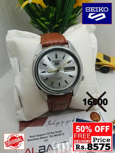 Seiko 5 Citizen Orient Automatic Pre-Owned watch Japan 03161737353