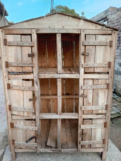 6 Door Cage for Hens, Pigeons, Parrots, Birds, Rabbits, Cats.