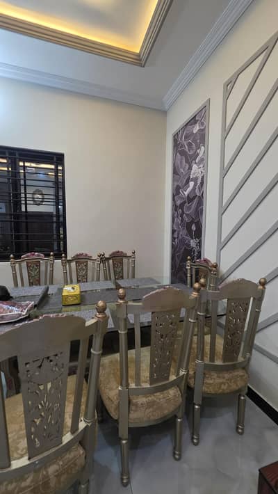 Big Dining Table and 8 Chairs For Sale