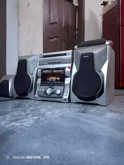 Sony Grx 8 hi-fi component sound system with remote