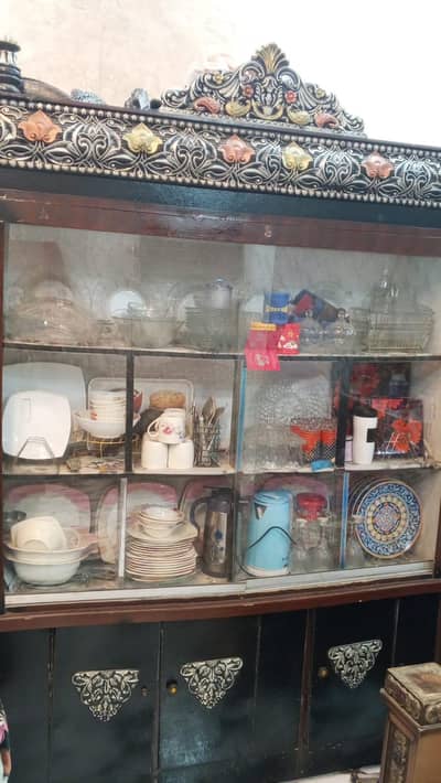 wooden large size showcase