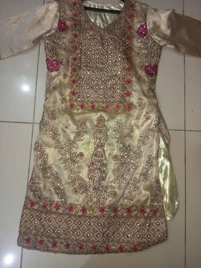 Elegant Heavy Embroidered 3-Piece Suit for Sale