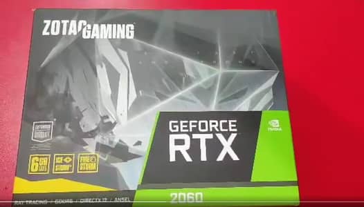 RTX 2060 ZOTAC with box