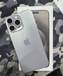 iphone 15 pro max mobile phone complete box