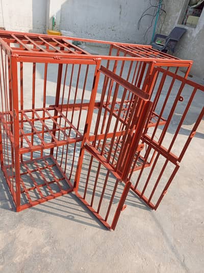 Heavy Duty Iron Juice Crate Rack