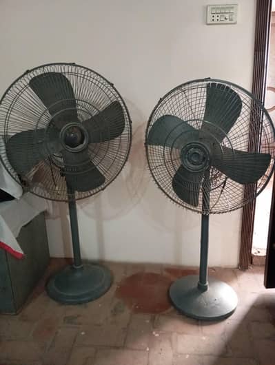 2 Pedestal fans