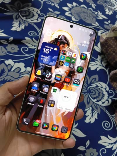 realme gt 6 12gb 256gb Dual sim Official pta Approved