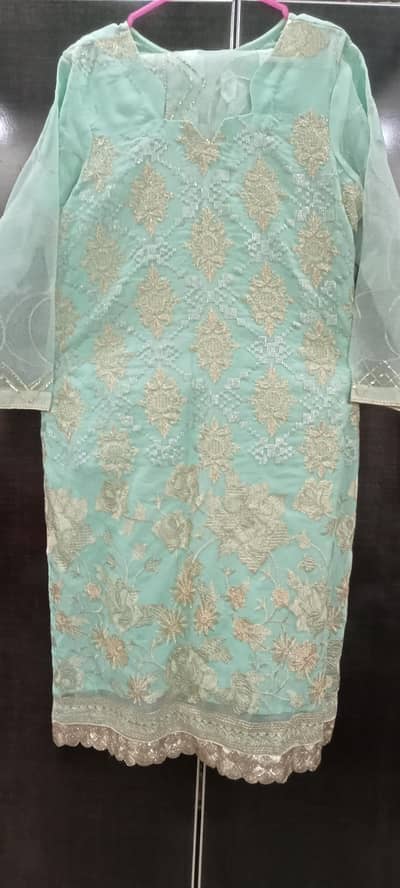 Aqua green 3 piece suit