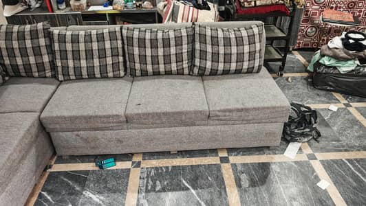 L shaped sofa