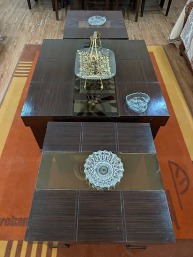 Solid wood Center Table with two side tables